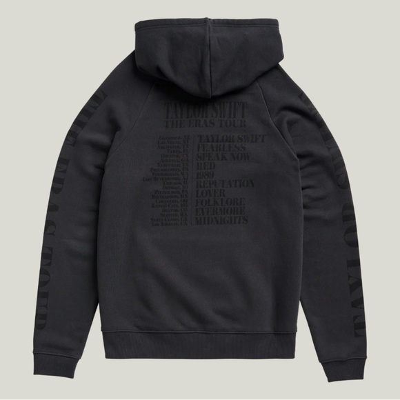 NWT Taylor Swift Eras Tour Black Hoodie - Picture 2 of 4